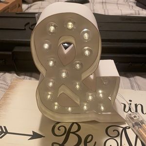 White LED light & sign Wedding Decor